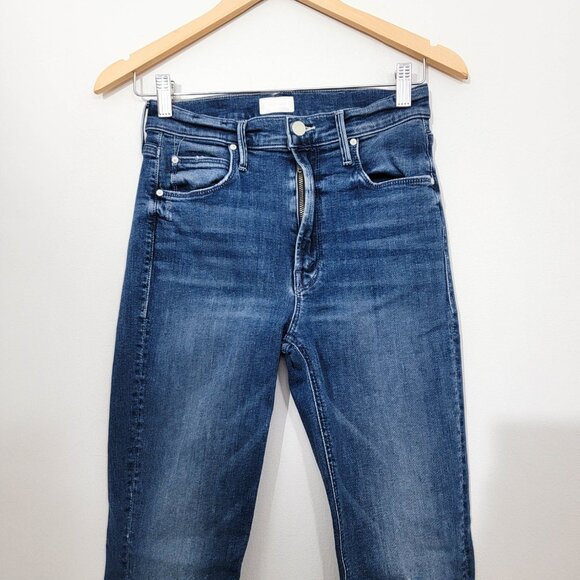 Mother Dazzler Hoover Straight Leg Jeans in Getalongs 26 - Picture 3 of 9